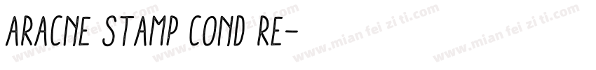 Aracne Stamp Cond Re字体转换